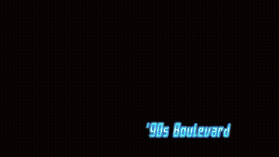 A Sonic The Hedgehog Video Game Is Being Played In The 90 'S Boulevard GIF