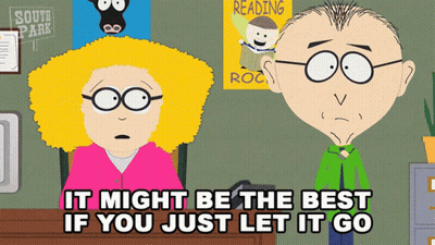 A South Park Cartoon Shows A Man And A Woman GIF