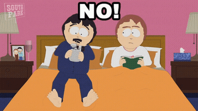 A South Park Cartoon Shows A Man Holding A Lighter And Another Man Reading A Book GIF