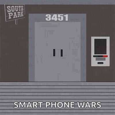 A South Park Poster That Says I Can 'T Believe It ! It 'S All A Scam Smart Phone Wars GIF