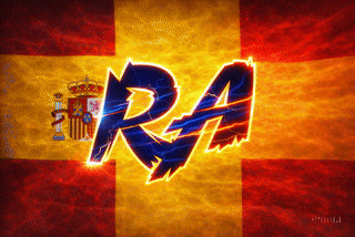 A Spanish Flag With The Letter R Written On It GIF
