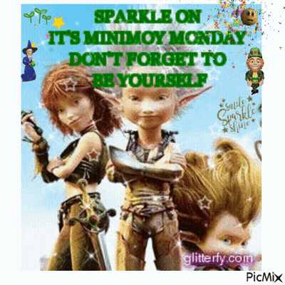 A Sparkle On It 'S Minimoy Monday Don 'T Forget To Be Yourself Poster GIF