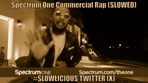 A Spectrum One Commercial Rap Slowed Advertisement GIF