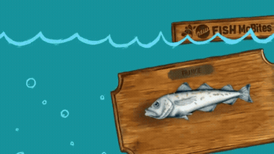 A Speech Bubble Says More Fish Fun To Love At Mcdonalds GIF