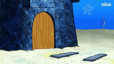 A Spongebob Squarepants Scene With A Nick Logo GIF