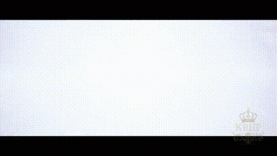 A Stage With A Lot Of Lights On It And A Purple Light Coming Out Of It GIF