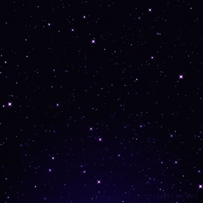 A Starry Night Sky With A Purple Gradient In The Middle GIF