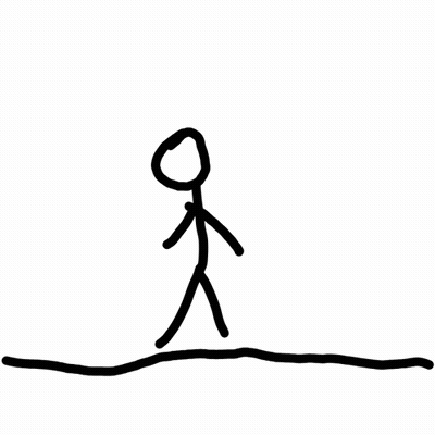 A Stick Figure With The Word Yas Written On It GIF