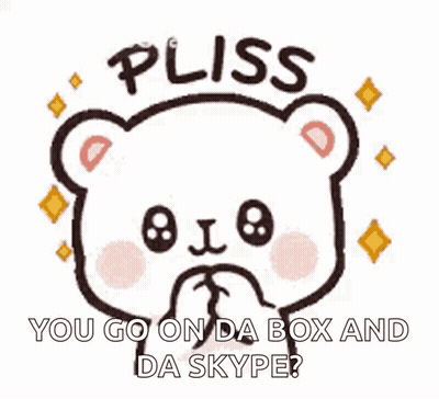 A Sticker Of A Teddy Bear That Says Pliss GIF