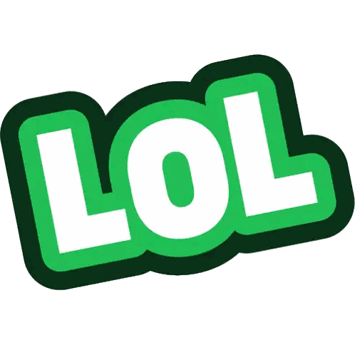 A Sticker That Says Lol On It Sticker