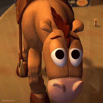 A Stuffed Animal From The Movie Toy Story GIF