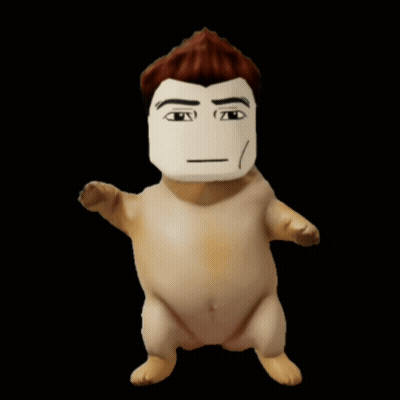 A Stuffed Animal With A Face On It GIF