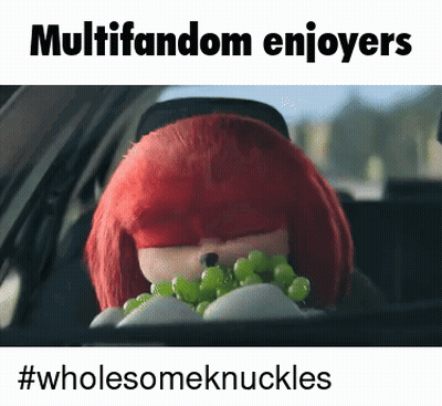 A Stuffed Animal With Red Hair Is Eating Grapes In A Car GIF