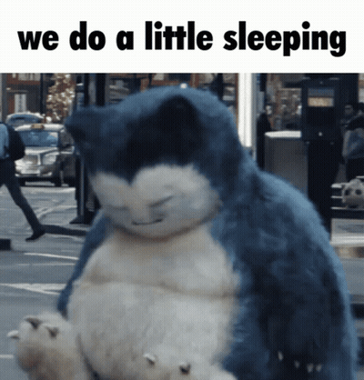 A Stuffed Animal With The Words We Do A Little Sleeping On The Bottom GIF
