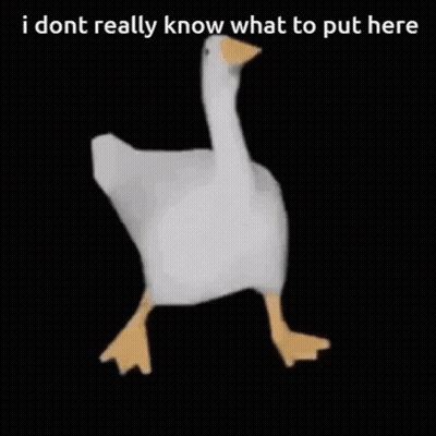 A Stuffed Goose Is Walking On A Black Background . GIF