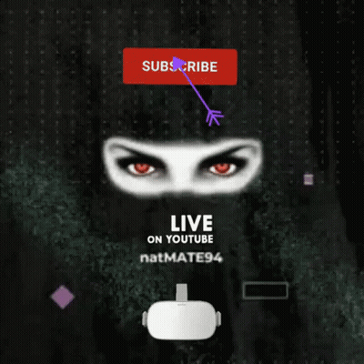A Subscribe Button Is Above A Woman 'S Eyes GIF