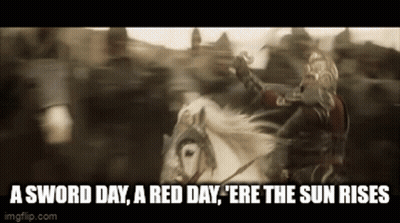 A Sword Day , A Red Day , Ere The Sun Rises .. GIF