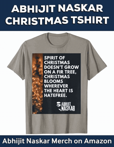 A T-Shirt That Says Spirit Of Christmas On It GIF
