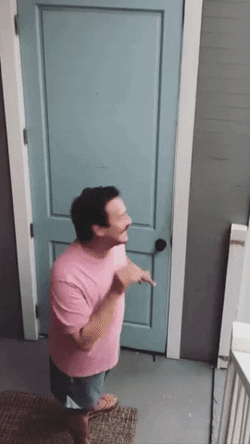 A Tall Open Door GIF