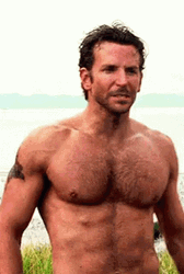 A Team Bradley Cooper Topless GIF