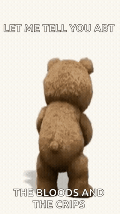 A Teddy Bear Is Holding A Cocktail Shaker And A Bottle Of Alcohol . GIF