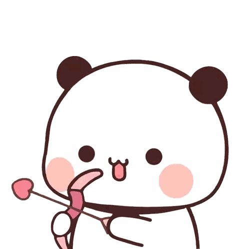 A Teddy Bear With A Heart On Its Head Sticker