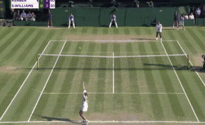 A Tennis Match Is Being Played Between S. Williams And Rembert GIF