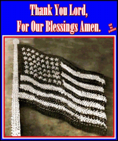 A Thank You Lord For Our Blessings Amen Poster GIF