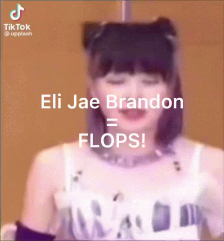 A Tik Tok Video Of A Girl With Purple Hair GIF