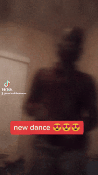 A Tiktok Video Of A Man Dancing With The Words New Dance GIF