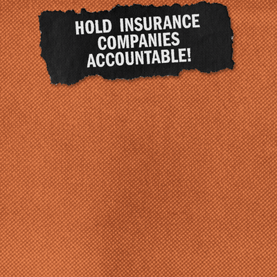 A Torn Piece Of Paper Says Hold Insurance Companies Accountable On It GIF
