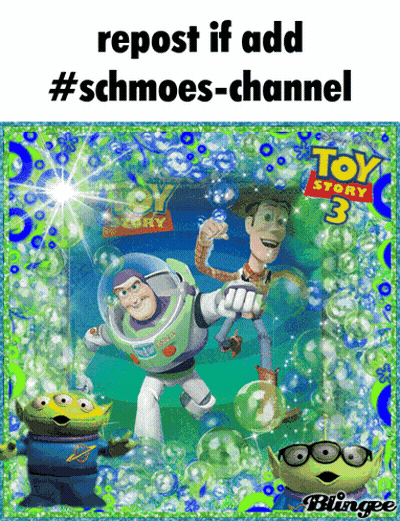 A Toy Story 3 Poster With Buzz Lightyear And Woody In The Water GIF