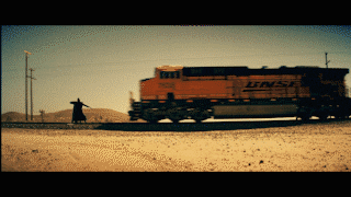 A Train With The Letters Lfmsf On The Side GIF