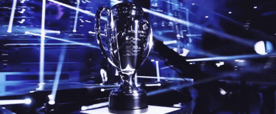 A Trophy That Says ' Athens ' On It GIF