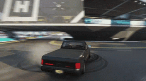 A Truck With A License Plate That Says New York On It GIF