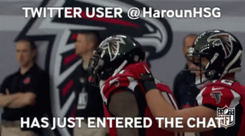 A Twitter User Has Just Entered The Chat Of A Football Game GIF