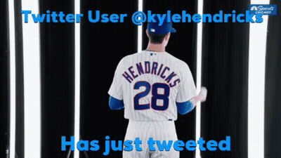 A Twitter User Named Kyle Hendricks Has Just Tweeted GIF