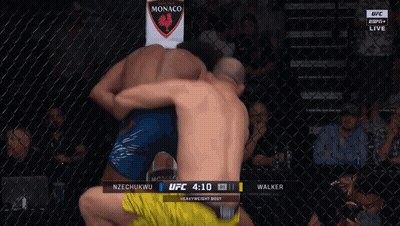 A Ufc Heavyweight Bout Between Walker And Nzechukwu GIF