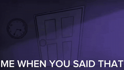 A Uno Card With Two Arrows On It And The Words Me When You Said That GIF