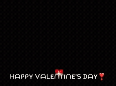 A Valentine 'S Day Greeting Card With A Heart And The Words " Love You " GIF