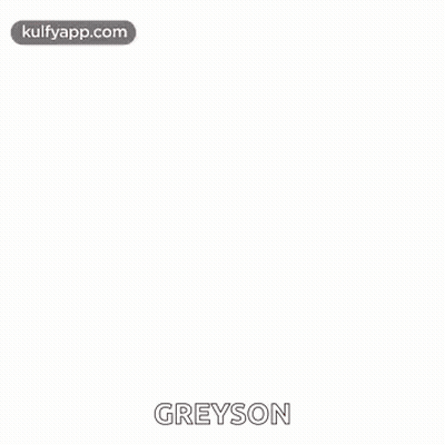 A Valentine 'S Day Greeting Card With Red Hearts And The Name Greyson GIF