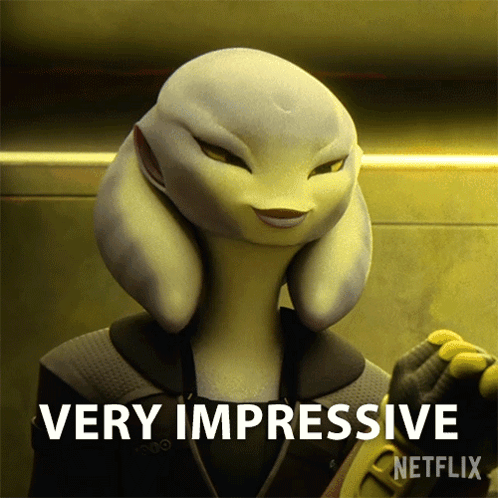 A Very Impressive Netflix Poster With A Yellow Alien GIF