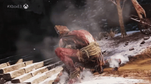 A Video Game Advertisement For Xbox E3 Shows A Monster GIF