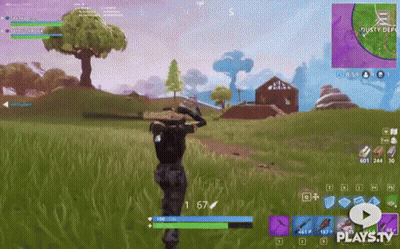 A Video Game Called Fortnite Is Being Played GIF