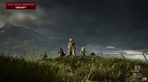 A Video Game Called Ghost Recon Breakpoint Is Being Played On E3 Live GIF