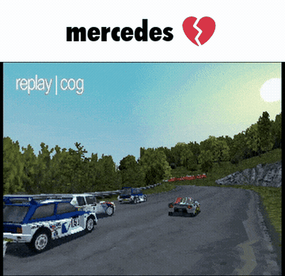 A Video Game Called Mercedes Is Being Played GIF