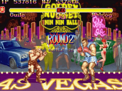 A Video Game Called Nuggets Nin Nin Hall Round 2 Battle 25 GIF