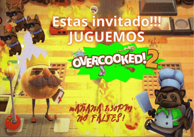 A Video Game Called Overcooked 2 Is Being Played GIF