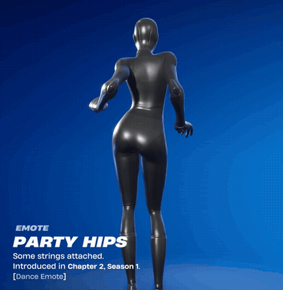 A Video Game Character Called Party Hips Is Shown GIF