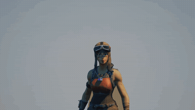 A Video Game Character Is Dancing In Front Of A Dance Sign GIF